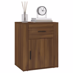 VidaXL 816727 Table de nuit et table de chevet Chêne - Vue supplémentaire 4