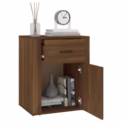 VidaXL 816727 Table de nuit et table de chevet Chêne - Vue supplémentaire 5