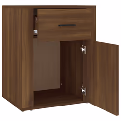 VidaXL 816727 Table de nuit et table de chevet Chêne - Vue supplémentaire 7