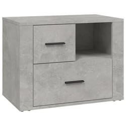 VidaXL 816740 Table de nuit et table de chevet Couleur du béton