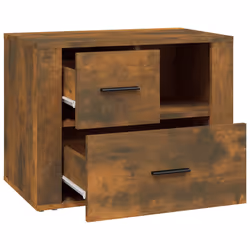 VidaXL 816741 Table de nuit et table de chevet Chêne - Vue supplémentaire 7