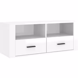 Ce meuble TV classique est un supplément pratique et accrocheur à votre intérieur. Matériau robuste : le bois d'ingénierie es ...