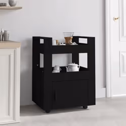 Avec ce chariot de cuisine spacieux, vous pouvez facilement ranger les débris pour que votre cuisine soit bien rangée en un i ...