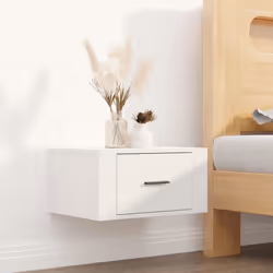 VidaXL 816840 Table de nuit et table de chevet Blanc