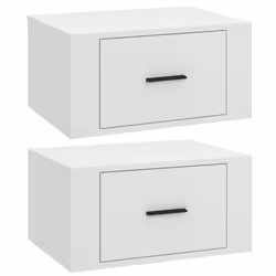 VidaXL 816841, Blanc, Bois, 500 mm, 360 mm, 250 mm, 2 pièce(s)
