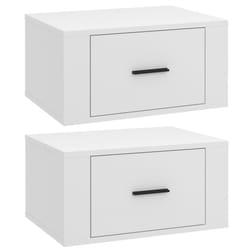 VidaXL 816841 Table de nuit et table de chevet Blanc