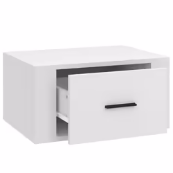 VidaXL 816841 Table de nuit et table de chevet Blanc - Vue supplémentaire 8