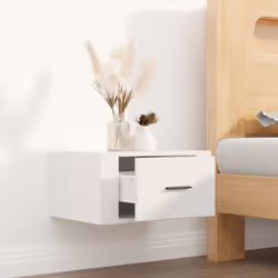 VidaXL 816844 Table de nuit et table de chevet Blanc