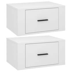 VidaXL 816845 Table de nuit et table de chevet Blanc