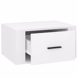 VidaXL 816845 Table de nuit et table de chevet Blanc - Vue supplémentaire 7