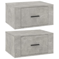 VidaXL 816849 Table de nuit et table de chevet Couleur du béton