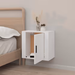 VidaXL 816865 Table de nuit et table de chevet Blanc
