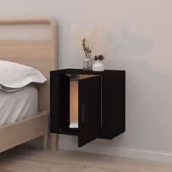 VidaXL 816866 Table de nuit et table de chevet Noir