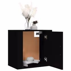 VidaXL 816867 Table de nuit et table de chevet Noir - Vue supplémentaire 4
