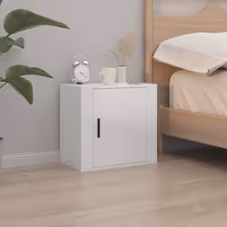 VidaXL 816868 Table de nuit et table de chevet Blanc - Vue supplémentaire 2