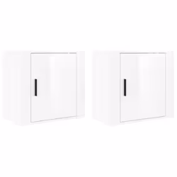 VidaXL 816869, Blanc, Bois, 500 mm, 300 mm, 470 mm, 2 pièce(s)