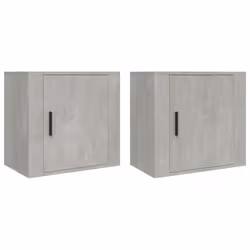 VidaXL 816873, Couleur du béton, Bois, 500 mm, 300 mm, 470 mm, 2 pièce(s)