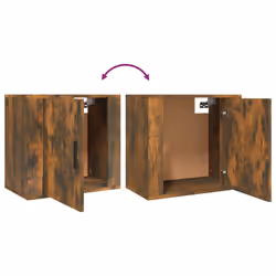 VidaXL 816874 Table de nuit et table de chevet Chêne - Vue supplémentaire 8