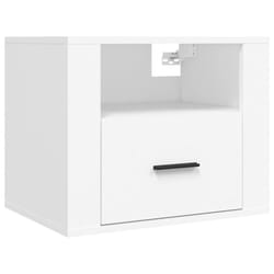 VidaXL 816880 Table de nuit et table de chevet Blanc