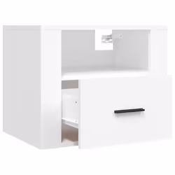 VidaXL 816880 Table de nuit et table de chevet Blanc - Vue supplémentaire 6