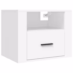 VidaXL 816881 Table de nuit et table de chevet Blanc - Vue supplémentaire 5