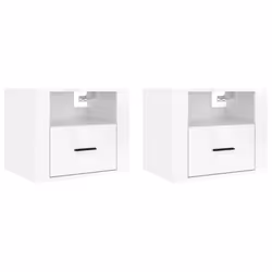 VidaXL 816885, Blanc, Bois, 500 mm, 360 mm, 400 mm, 2 pièce(s)