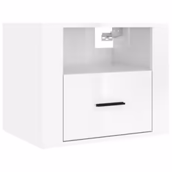 VidaXL 816885 Table de nuit et table de chevet Blanc - Vue supplémentaire 5