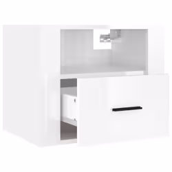 VidaXL 816885 Table de nuit et table de chevet Blanc - Vue supplémentaire 7