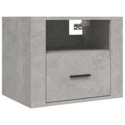 VidaXL 816888 Table de nuit et table de chevet Couleur du béton