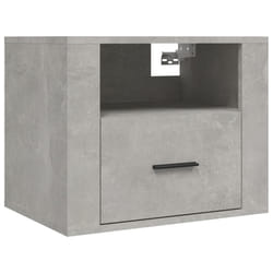 VidaXL 816889 Table de nuit et table de chevet Couleur du béton
