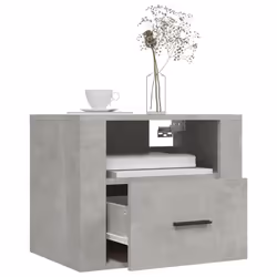 VidaXL 816889 Table de nuit et table de chevet Couleur du béton - Vue supplémentaire 4