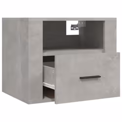 VidaXL 816889 Table de nuit et table de chevet Couleur du béton - Vue supplémentaire 6
