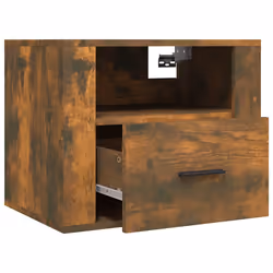 VidaXL 816891 Table de nuit et table de chevet Chêne - Vue supplémentaire 6