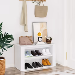 Gardez vos chaussures à l'abri de la poussière et du désordre pour créer un environnement bien rangé grâce à cette élégante é ...