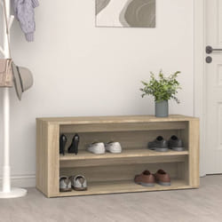 Vidaxl - tagère à chaussures Chêne sonoma 100x35x45cm Bois d'ingénierie