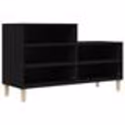 vidaXL Armoire à chaussures Noir 102x36x60 cm Bois d'ingénierie