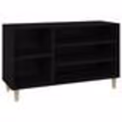 vidaXL Armoire à chaussures Noir 102x36x60 cm Bois d'ingénierie