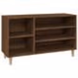 vidaXL Armoire à chaussures Chêne marron 102x36x60cm Bois d'ingénierie