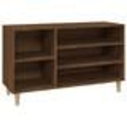vidaXL Armoire à chaussures Chêne marron 102x36x60cm Bois d'ingénierie