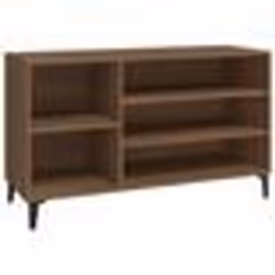 vidaXL Armoire à chaussures Chêne marron 102x36x60cm Bois d'ingénierie