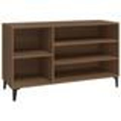 vidaXL Armoire à chaussures Chêne marron 102x36x60cm Bois d'ingénierie