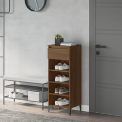 Vidaxl - tagère à chaussures Chêne marron 40x36x105 cm Bois ingénierie