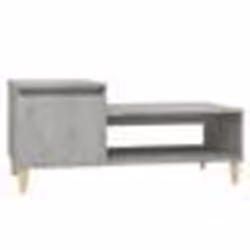 vidaXL Table basse Gris béton 100x50x45 cm Bois d'ingénierie