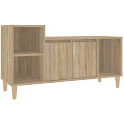 Vidaxl - Meuble tv Chêne sonoma 100x35x55 cm Bois d'ingénierie