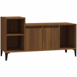 Ce meuble TV classique est un supplément pratique et accrocheur à votre intérieur. Matériau robuste : le bois d'ingénierie es ...