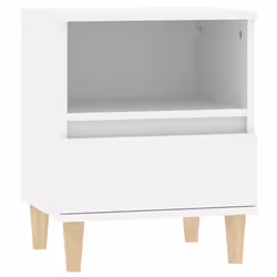 VidaXL 821795 Table de nuit et table de chevet Blanc - Vue supplémentaire 6