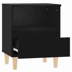 VidaXL 821796 Table de nuit et table de chevet Noir - Vue supplémentaire 7