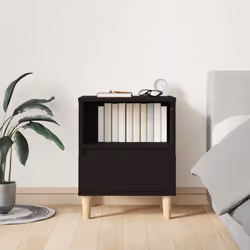 VidaXL 821797 Table de nuit et table de chevet Noir