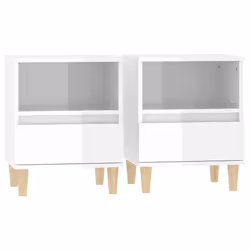 VidaXL 821799, Blanc, 400 mm, 350 mm, 500 mm, 2 pièce(s)