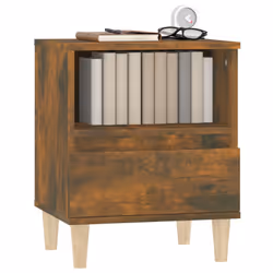 VidaXL 821805 Table de nuit et table de chevet Chêne - Vue supplémentaire 4